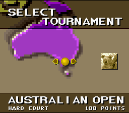 Jimmy Connors Pro Tennis Tour screenshot 4 for Super Famicom